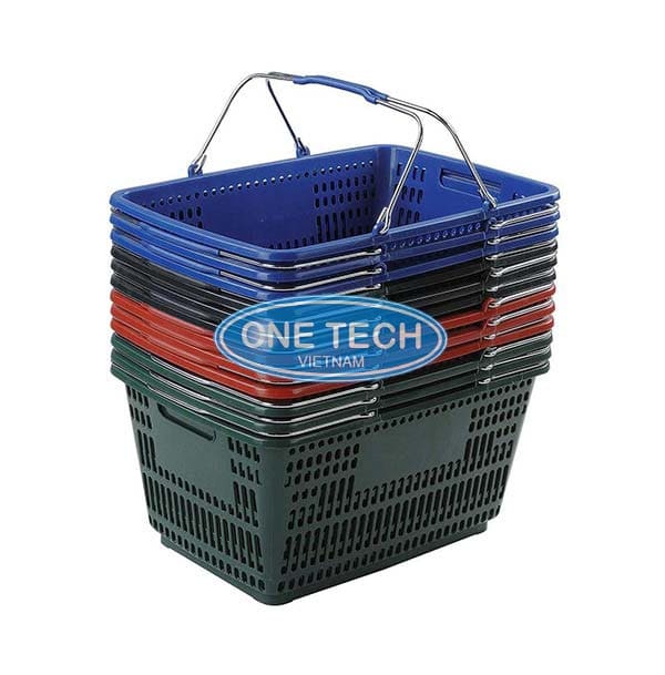 One Tech: Đơn vị cung cấp giỏ nhựa siêu thị uy tín